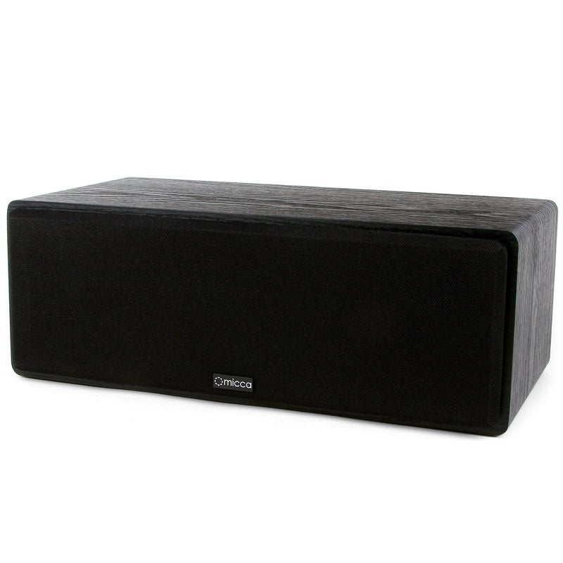 Micca MB42-C Center Channel Speaker for Home Theater, Surround Sound, Passive, 2-Way (Black, Each) - Image 2